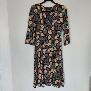 Boden 3/4 Sleeve Rayon Dress Size 8R